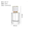 Lagringsflaskor yuxi20ml glasflaska liten kapacitet transparent parfym bärbar bajonett kosmetisk tom flaska.