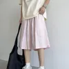 Shorts masculinos luzhen drawstring decora estampa de listras na moda coreana calça cinco pontos verão elegante jovem jovem 2024 lz2851