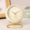 Home Living Room Decor Nordic Alarm Clock Electronic Cartoon Retro Mute Table Clocks Desktop Decoration Ornaments Night Light 240410