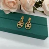 Pendientes de diseñadores vintage Pendimiento para mujer Anillo de orejas para mujer Anillos de orejas clásicas para hombres