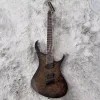 ギター珍しい形6弦エレクトリックギター黒いハードウェアの黒檀の指板