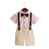 Kläder sätter baby pojke kläder barn för pojkar 1 2 3 år gammal outfit födelsedag bröllopsfest formell kostym ootd