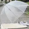 Parasole moda przezroczyste grzybowe parasol na zewnątrz zapasy wiatrówki na zewnątrz w celu ochrony kempingu w pomieszczeniach
