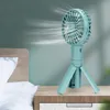 Ventilador portátil portátil do tripé 3 fãs de mesa ajustáveis de mesa Fã recarregável mini -resfriamento para o escritório de verão em casa ao ar livre