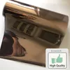 ウィンドウステッカー銅シルバー片道鏡フィルム自己接着反射プライバシーガラス色合い熱コントロールソーラーフィルム多重幅