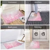 Carpets Cartoon Cherry Blossom Trees Non Slip Absorbent Memory Foam Bath Mat For Home Decor/Kitchen/Entry/Indoor/Outdoor/Living Room