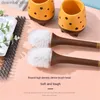 Cleaning Brushes Creative Toilet Brush Set Detachable Bathroom Bowl Cleaner Brush For Corner Holder Lon Handle Toilet Cleanin Tools Accessories L49