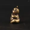 Dekorative Figuren Retro Bronze Schwein Zodiac Segen Charakter Schöne Schlüsselkette Anhänger kleiner Männer- und Frauenschmuck