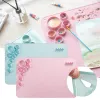 Pads 60x40cm Silicone Painting Pigment Mat Water Media Mat Nonstick Craft Mat for Painting Ink Blending Watercoloring Stamping Craft