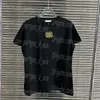 手紙の女性Tシャツラグジュアリーデザイナーラウンドネックティートップカジュアルサマーデイリーショートスリーブシャツ