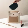 Kordonlu silikon para çantası cüzdanı su geçirmez düz renkli mini makyaj çanta takı paketleme basit para ile kozmetik çantalar