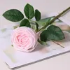 Decorative Flowers High Imitation Moisturizing Rose Fake Bouquet Vases For Home Decoration Accessories Wedding Plants Artificial