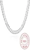 Chaines 925 Serling Silver 8 mm 1624 pouces Collier Chaîne latérale Déclaration atmosphérique Gift Party Bijoux11641477