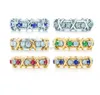 Anéis de banda Marca de moda Ladies Multicolor Famous Designer Rings For Women G2209083082787