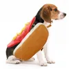 Ubrania z odzieży dla psa Halloween Decor Decor Hamburger Pet Costume Cute