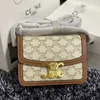 Sacs de créateurs haut de gamme pour les femmes de cellule Nouvelle boîte Old Flower One épaule Tofu Sac Cross épaule Petit sac carré Fashion Fashion Handheld Womens Bag Original 1to1 avec logo réel