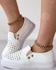 Casual Shoes Sneakers Ladies On Sale Fashion Mid Heel Women's Flats Summer Outdoor Women Slip-on Breathable Sports Zapatos