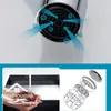 Robinets de cuisine robinet d'évier à barre à handle avec sperme pivotant à 360 degrés à arc haut arc monté et eau froide