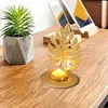 Candle Holders Iron Leaf Shape Candlestick Holder Tealight Creative Stand For Home Wedding Centerpiece Decoration