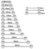 25pcsステンレス鋼16gストレートヘリックストラガス工業用耳スタッドバーピアス舌リングバーベルパイキングボディジュエリーキット240409