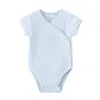 Комплекты одежды Kiddiezoom 8 шт/набор Four Seasons Solid Boor Boy Girl Bodant Bodysuits Аксессуары для детского душа подарок