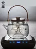 Hip Flasks Glass Kettle Automatic Steam Teapot Electric Ceramic Stove Tea Cooker Health Pot Set