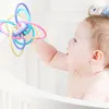 Baby Hand Chwyt Ball Rattle Fitness Miękka gumowa ryba sznurka Teether Niemowlę 01 lat zabawki edukacyjne 240407