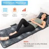 Comfier Full Body Massage Pad With Movable Neck Pillow - 10 Vibrationsmotorer, 4 värmeskuddar - Back Massager för män - Perfekt julklapp