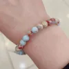 Instagram Новый китайский стиль 6 мм8 мм Shoushan Stone Crystal Single Loop мужская и женская пара браслеты ювелирные изделия