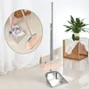 2023 new stainless steel broom dustpan set household broom dormitory broom garbage shovel combination thickened 231206