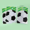 Geschenkparteifußball -Party bevorzugt Süßigkeitenbeutel Fußballverpackung Tasche Boy Kinder Geburtstagsdarstellungen 10 PCs