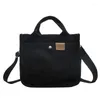 Bolsas de noche lienzo bolsa de mensajero para niñas bolsos vintage diseñadores diseñadores bento japonés múltiples bolsillos para hombro saco saco
