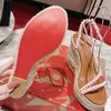 Sandales de luxe Femmes avec boîte décontractée spéciale talons d'été classiques Sandales Sandales STRAPE ALIMENTABLE SORGE ÉLECTRÉE FEMMES DU BURE