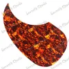 Cabos 10 PCs 5 cores Placa de pickguard de pickguard da forma de gota para a substituição de guitarra acústica canhota para canhoto