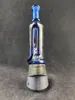 Hookah Incycler Type Glazen top gekleurd met zwart Fumed voor piek of carta gemakkelijk te reinigen alleen glazen bovenkant geen e-rig bodem