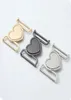 Gürtel Metalllegierung Herzschnalle Taillengürtel Schnalel Gold Silber Black Verschluss Rucksack -Gurtbefestigungen für Schichten DIY Kleidungs
