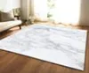 Alfombras nórdicas de patrón de mármol 3d alfombras de área de franela suave mesa de salón antislip habitante