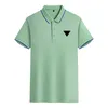 P Designer Summer Mens Polos Tee Tee Polo Повспа