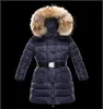 2019 Kids039S Girl Women Boy Jacket Parkas Coat with Hood for Girls Warm Dark Down Down Jackets Kidsed Real 100 Fur Wint8601836