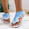 Slippers Women Heel Sandals Ladies Summer Casual Colourful Butterfly Soft Leather Beach Outer Wear Large Party For Low