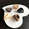 Serie di caffè in plastica da 3,5 cm Serie di caffè per latte in plastica mezza coda di cavallo Bang Clip Clip Accessori per capelli