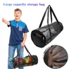 Sacs extérieurs Sac de baignade en maille pliable Panier de plage léger Panier multifonction PVC Duffels grande capacité pour l'exercice de yoga de gym