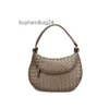 Handwoven tassen Gemelli Bag Pols Purse Bottgas Nieuwe mode Trendy Designer Shoulder Handtassen Venetas Leer onderarm Handheld vrouwen recht 2024 Dames WPSX