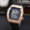 Montres pour les hommes Datejuste Rchardmill Milles Broadcast Barrel Barrel Bright Shell Watch Popular for Men and Women