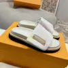 Designer Slide Man Woman Pool Flat Comfort Mule Mule Platform Plateforme Sandale Strap ajusté Sangard Summer Summer Beach Sports Casual Tlides