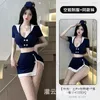 Work Dresses Female Sexy Underwear Flight Attendant Mature Charm Hollow Out Gentle Uniform Temptation Bed Passionate Skirt Set 8JZ5