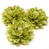 Fiori decorativi seta artificiale Chrysanthemum testa di fiori per feste decorazione del matrimonio simulazione decorazioni di case finte 10 cm