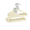 Hangers 10pcs Velvet Rotin Rotin Ropa de bebé Portable Niños Portables Organizador de almacenamiento de almacenamiento Espacio de secado Espacio ahorrado