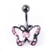 Navel Bell -knop klinkt yyjff d0890 hart buikring rode kleur drop levering sieraden body dh2qm