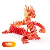 3D Printed Dragon Egg Figures Gemstone MultiJointed Movable Dragon With Wings Toys Tabletop Decorative Ornament Birthday Gifts 240408